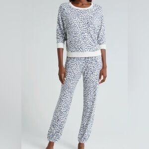 Brushed jersey pajama set